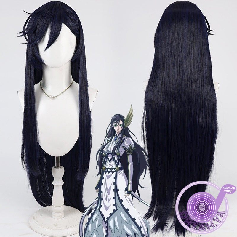 Synthetic Wigs - ブルンヒルデ コスプレウィッグ レコードオブラグナロク ネイビーブルー 100cm 人工毛