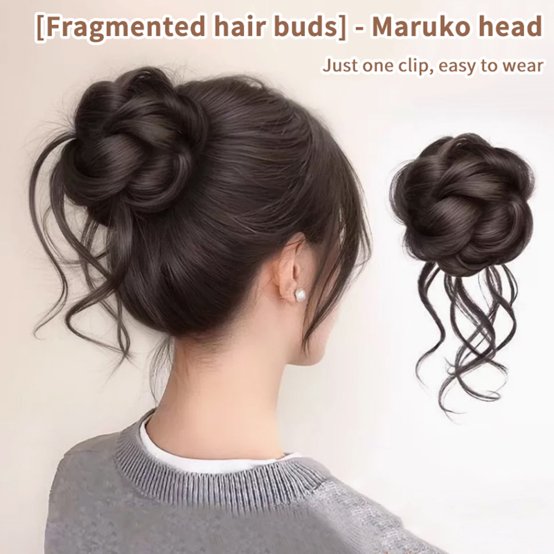 新しい合成毛ヘアバンシニヨン、メッシーバン、ヘアクリップ式ヘ - Claw Clip Messy Bun Hair Piece のレビューと価格